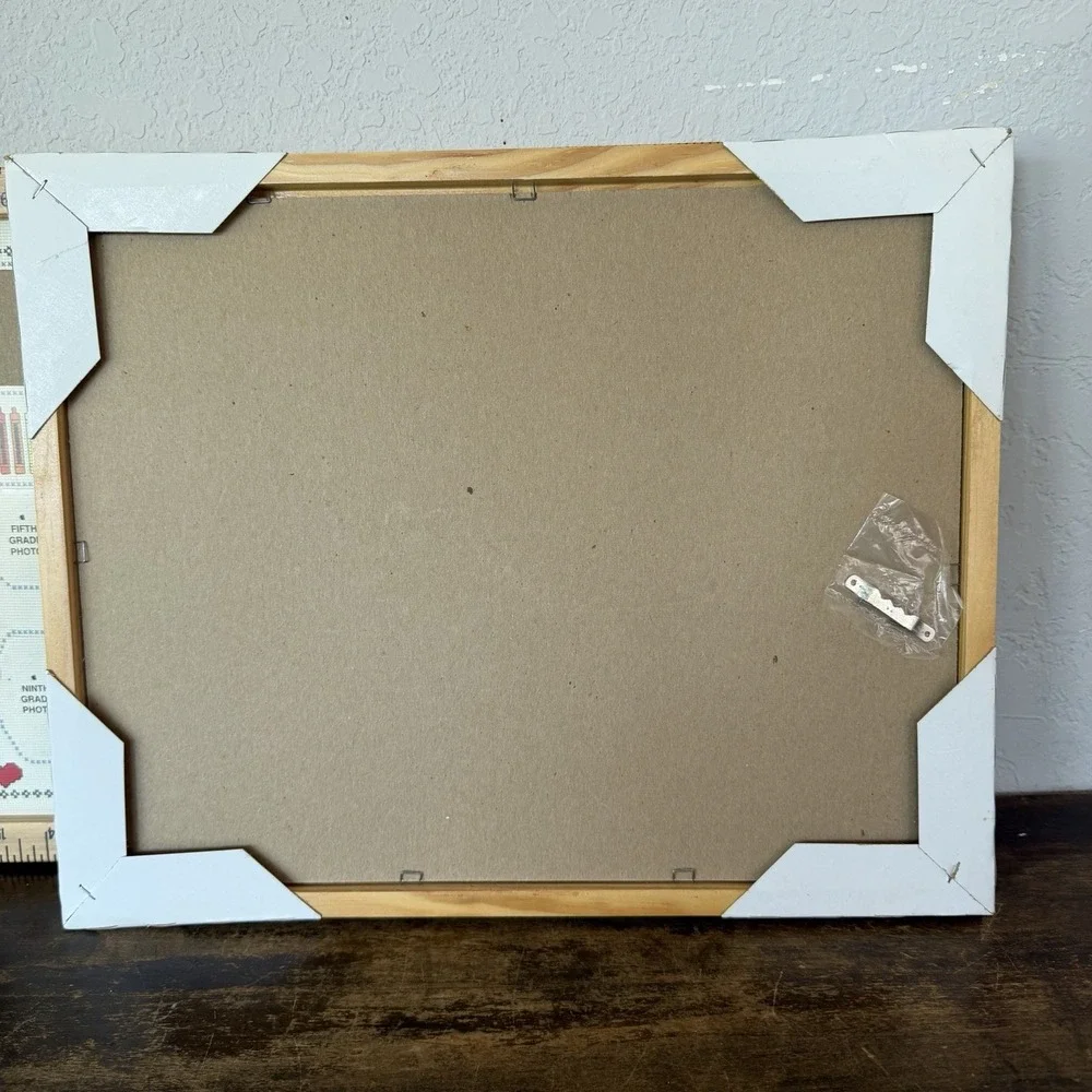 Vintage Silverwood Ruler Frames 2 School Days K-12 Collage Picture Set Cottage